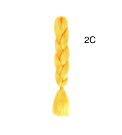 Kanekalon Hajfonat – 200 cm – Sárga (2C)
