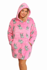 🐶💖 Pink Frenchie Love – Wellsoft Kapucnis Köntös