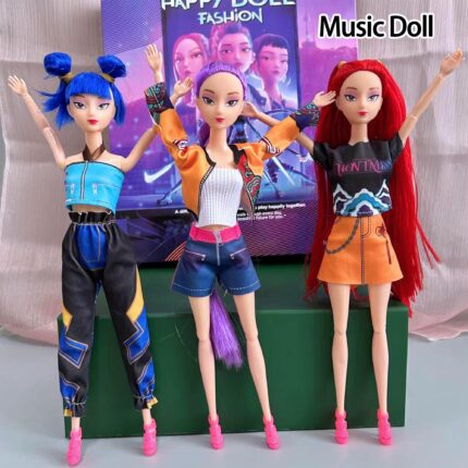 K-pop démon babák zenélős teljes szett