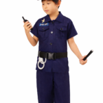 👮‍♂️ Gyerek Rendőr Jelmez Szett – sapkával