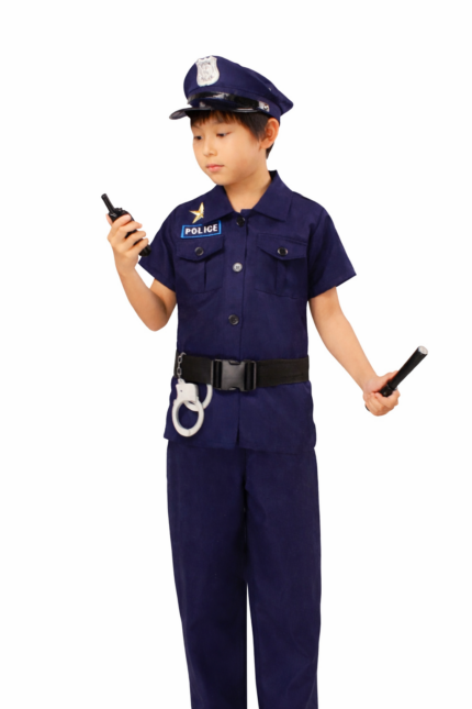 👮‍♂️ Gyerek Rendőr Jelmez Szett – sapkával