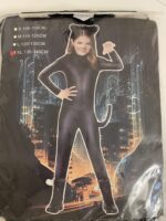 🐱 Fekete Cica Jelmez Kislányoknak – Kapucnival és Farokkal - Image 4