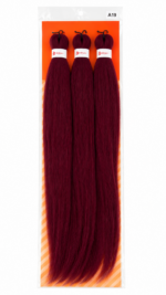 Kanekalon Fonott Haj – Bordó/Burgundi (A19) – 3×100 g