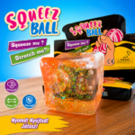 Glitteres Jégkocka Squishy