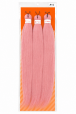 Kanekalon Fonott Haj – Pasztell Rózsaszín (A15) – 3×100 g