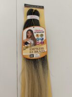 Yafanni Empress EZ Braid Pre-Stretched Kanekalon Haj – 26” – 2T-25 Ombre Fekete/Szőke - Image 4