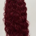 Sirena Cecilia hullámos copf póthaj 80 cm – 180 g – Bordó (39)