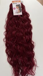 Sirena Cecilia hullámos copf póthaj 80 cm – 180 g – Bordó (39)