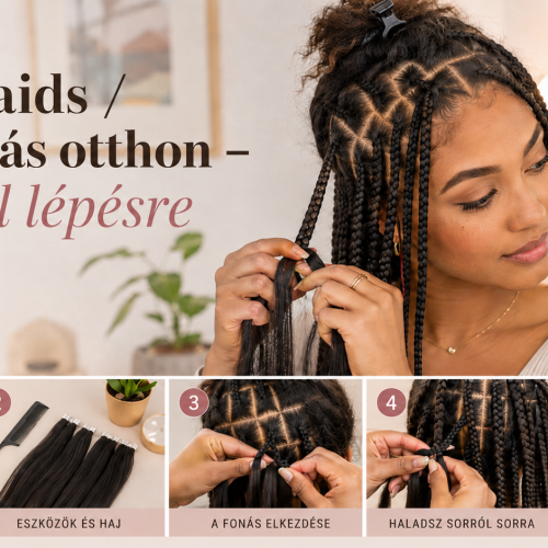 Box braids otthon